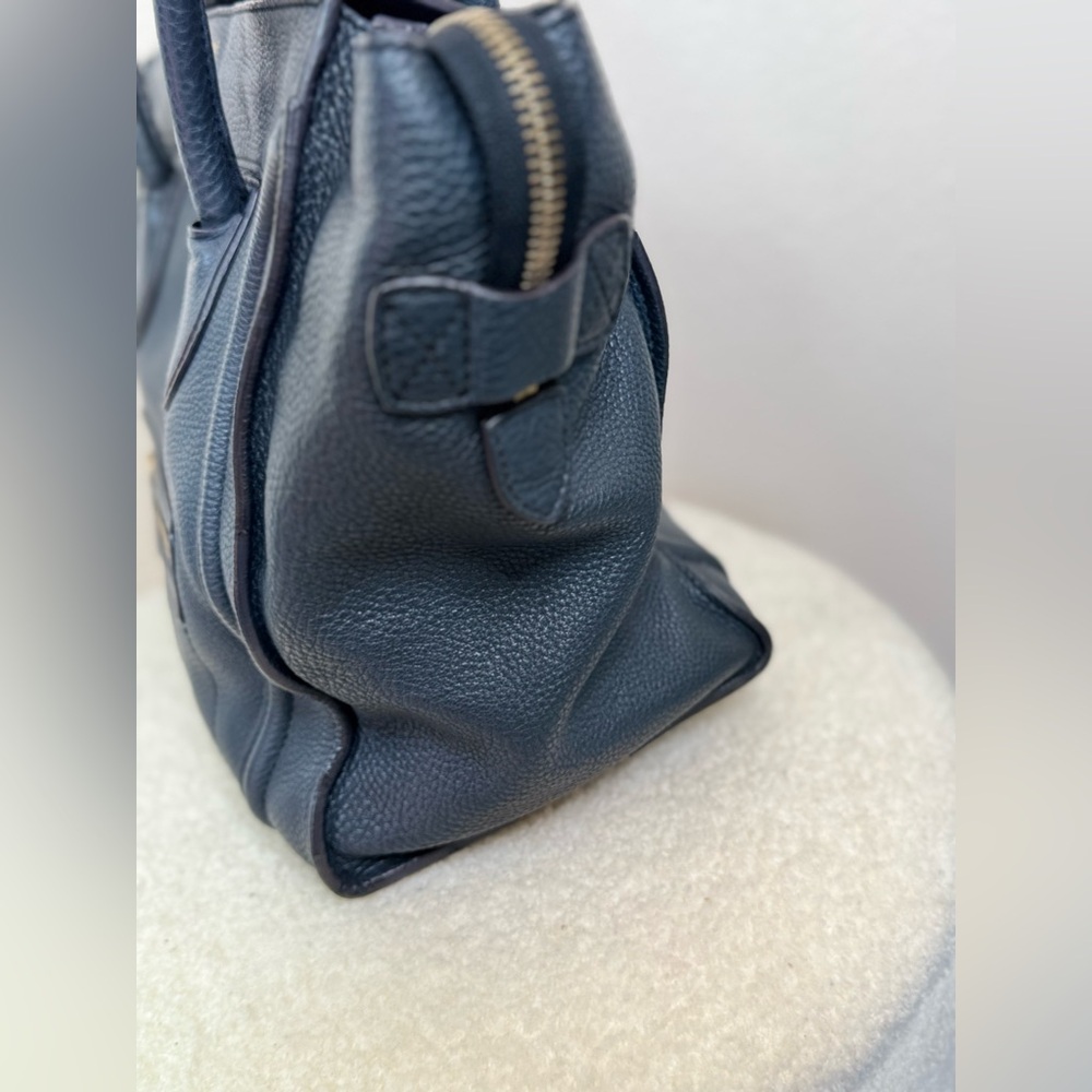 Celine Leather Luggage Phantom Tote in Charcoal - Picture 5 of 16